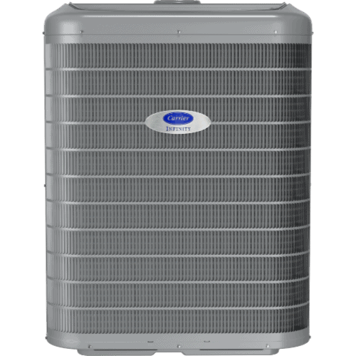 Carrier Infinity® Variable-Speed Central Air Conditioner with Greenspeed® Intelligence.