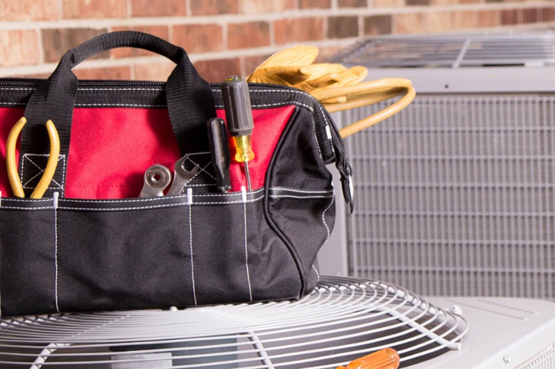 What Does an HVAC Maintenance Inspection Include? A bag of tools.